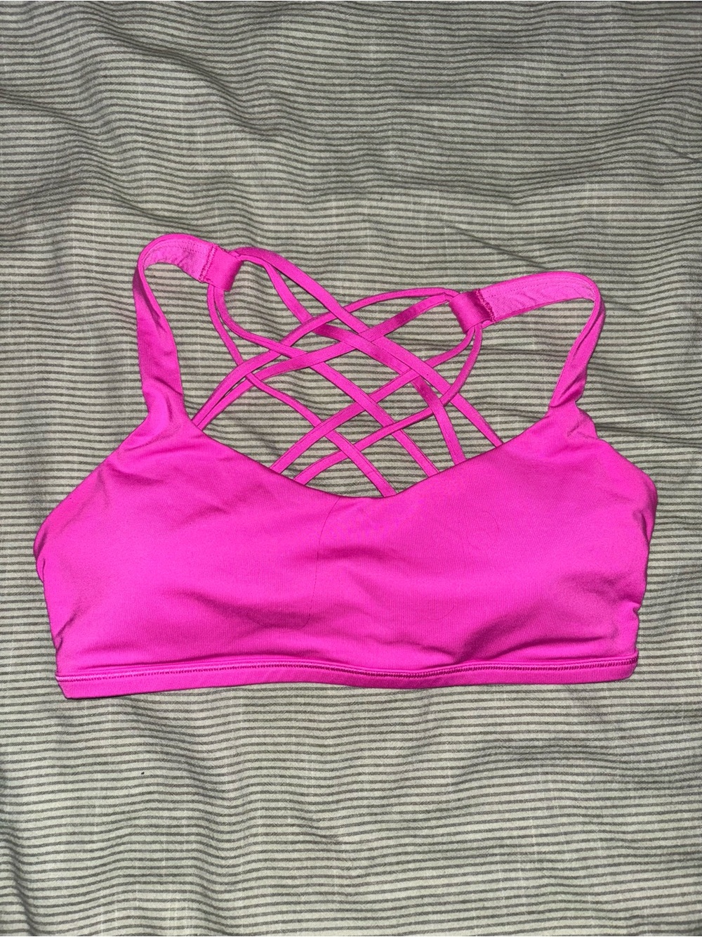 Free to be wild bra - pow pink